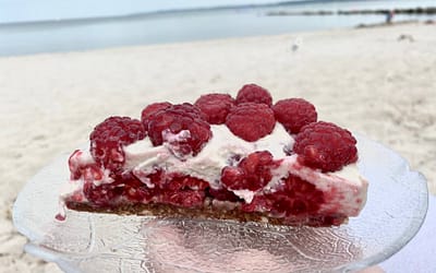 Rohkosthimbeerkuchen